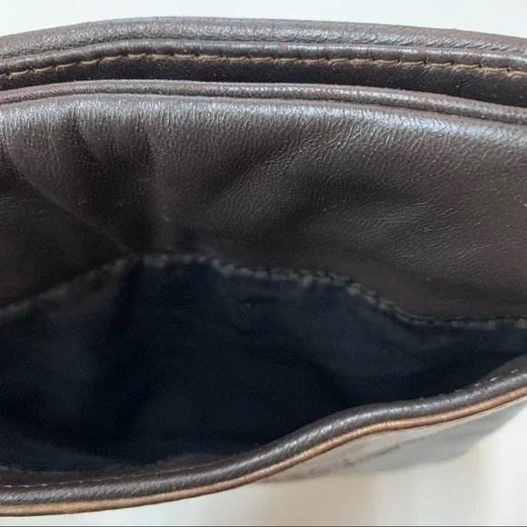 𝅺VINTAGE Colini Handbags Leather Crossbody - Picture 6 of 11